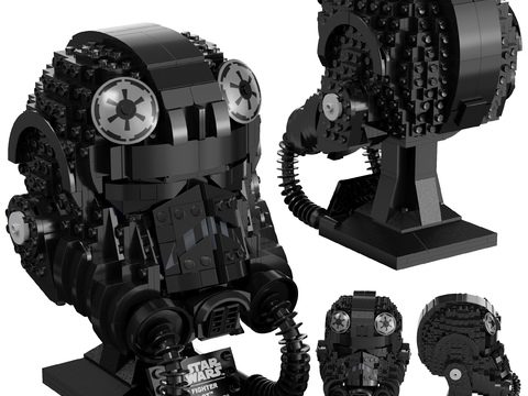 Modern Titanium Fighter Pilot Helmet Toy