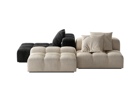 Modern minimalist fabric public sofa for free