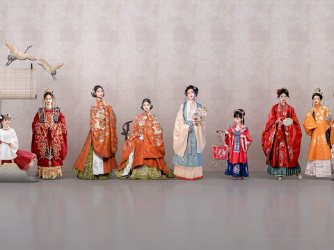 Tang Suit Characters Hanfu Children