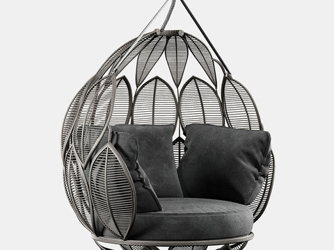 Rattan Hanging Chair Swing Chair Pear-shaped Chair