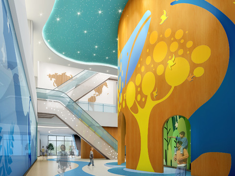 Modern Children's Hospital Hall