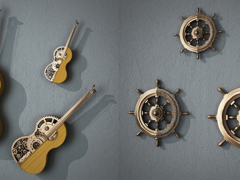 Industrial wind metal wall decoration pendant