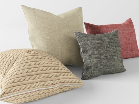 Modern fabric pillow free