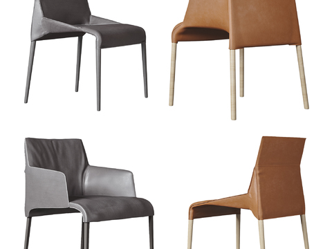 Poliform modern leather Chair