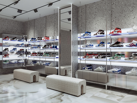 Modern sneaker Store