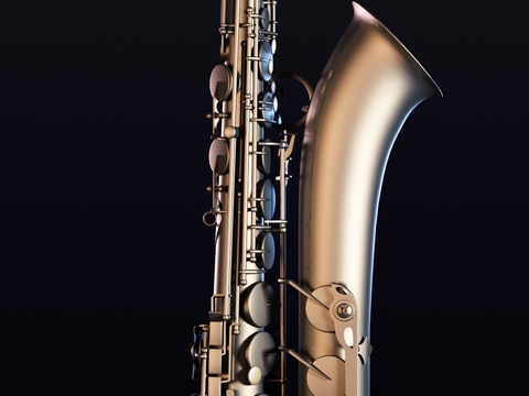 Modern Musical Instrument Saxophone