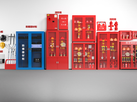 Modern miniature fire station