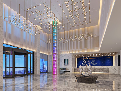 Modern Hotel Lobby