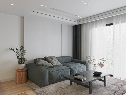 Modern minimalist apartment free of charge