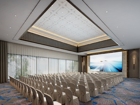 Modern Hotel Conference Hall