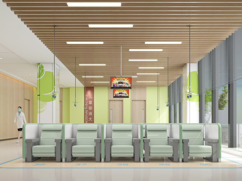 Modern Hospital Infusion Hall