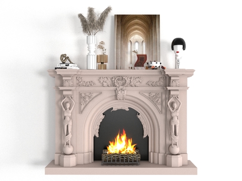 European fireplace free