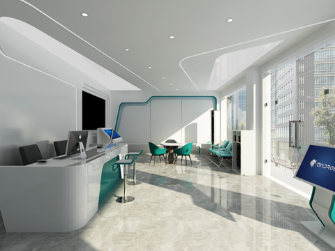 Modern National Grid Reception Area