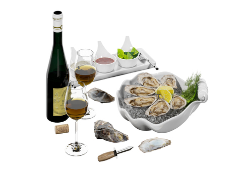 Seafood Oysters Sashimi Beer BBQ Gourmet