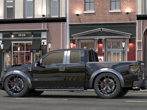 modern pickup truck