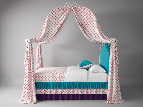 Jane European Fabric Princess Bed