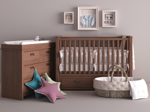 Nordic Simple Baby Bed Supplies