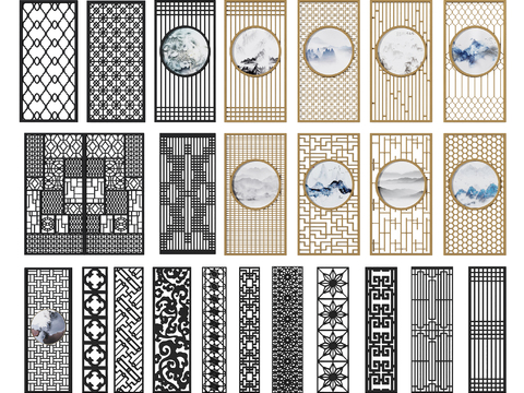 New Chinese Partition Screen Free