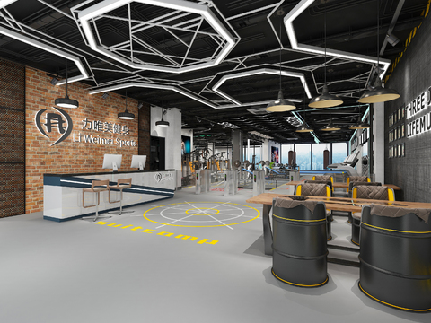 Industrial wind gym