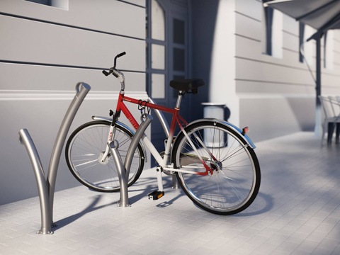 Modern Bicycle Parking Area