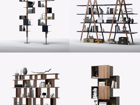 Cattelan Italia Modern Decorative Bookshelf