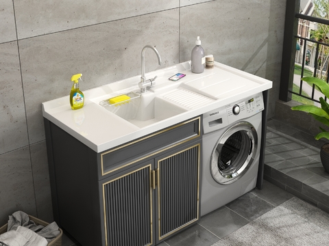 modern Bath Shelf washing machine