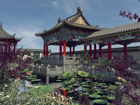 Chinese Ancient Architecture Landscape