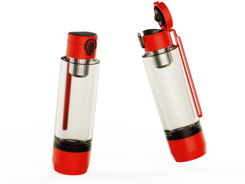 Modern glass thermos cup