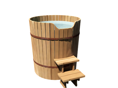 Chinese solid wood bath bucket