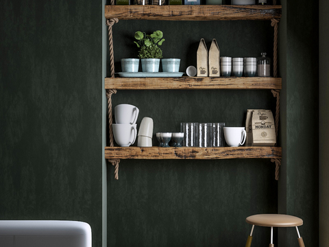 Modern kitchen tableware rack