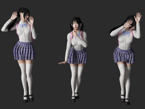 Modern JK Uniform Student Beauty Figure