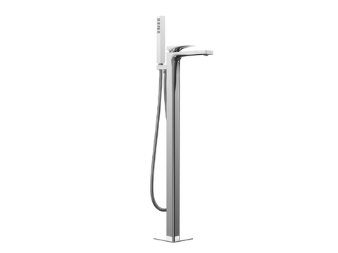 Modern floor type stainless steel shower faucet