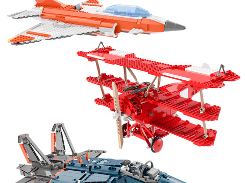 Modern aircraft Lego toy