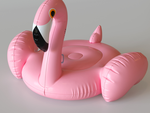 Modern Flamingo Swimming Ring