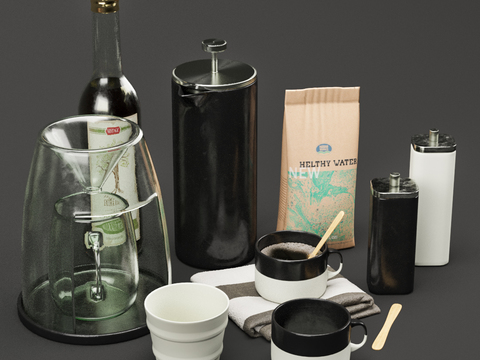 Modern coffee cup tableware