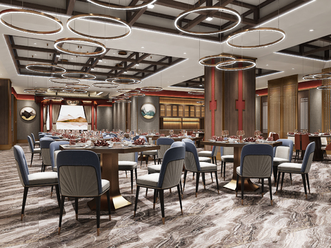 New Chinese Hotel Ballroom