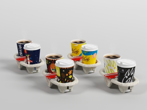 Modern McDonald's Coffee Drink Paper Cup