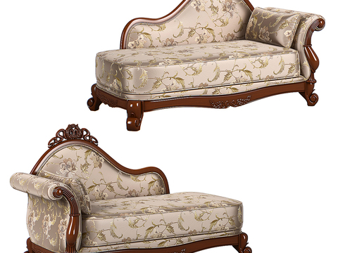 American-style chaise longue beauty couch