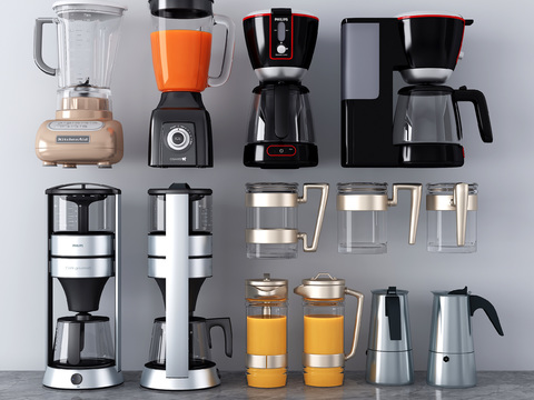 Modern juicer coffee machine kettle