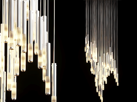 Modern metal crystal ceiling lamp