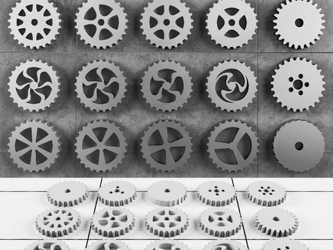 Modern mechanical gear combination