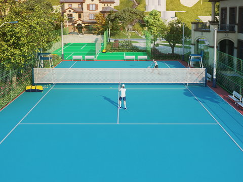 Tennis Courts Outdoor Courts