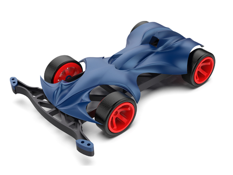 Modern four-wheel drive racing toy