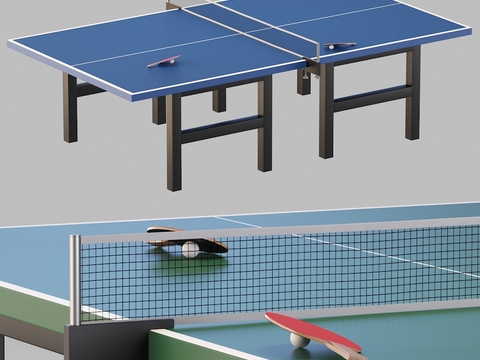 Modern table tennis table