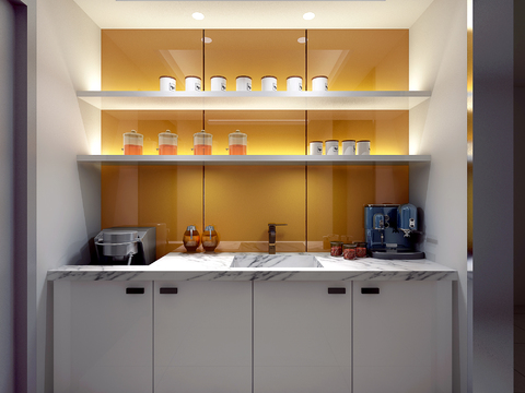 Modern minimalist pantry