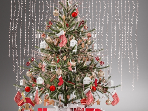 Nordic decorative lights Christmas tree