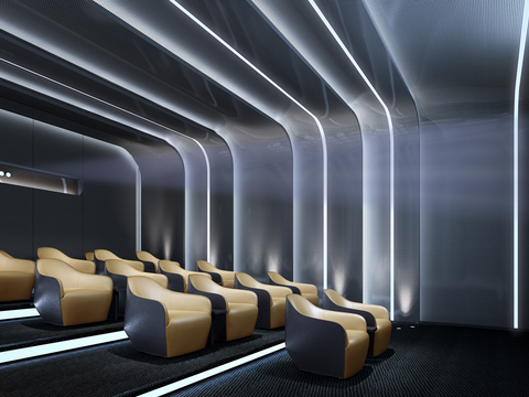 Modern Cinema Projection Hall