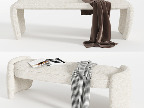 Modern Fabric Bench Bed End Stool