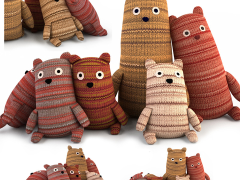 Modern Cloth Bear Doll