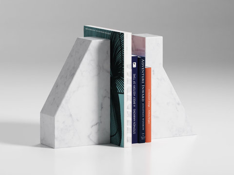 Modern Marble Book Holder Books